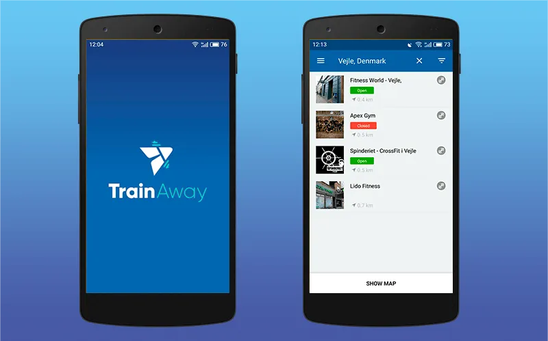 TrainAway gym app