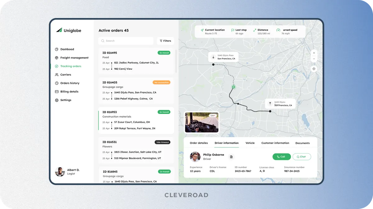 Transportation management system