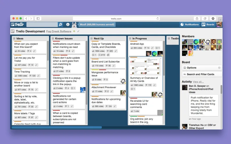 trello watch app