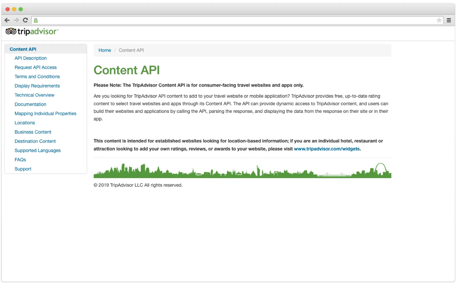 TripAdvisor Content API