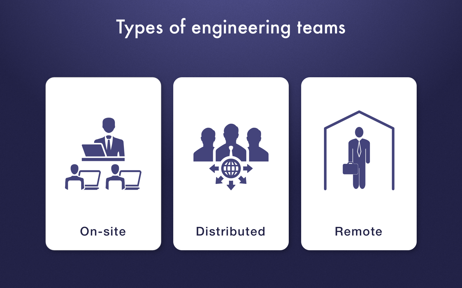 Engineering team types