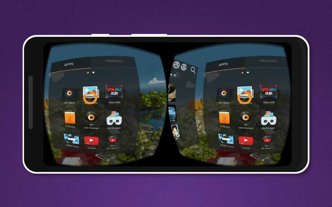 3d vr glasses app