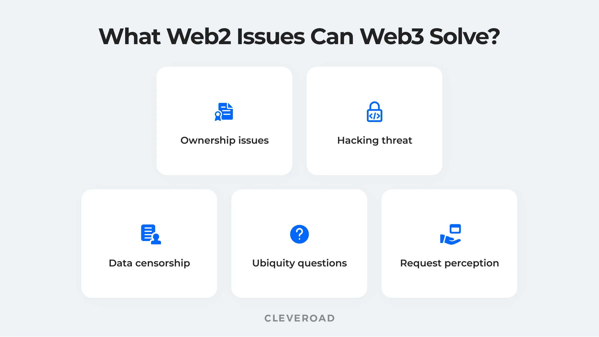 Web2 issues to solve by Web3