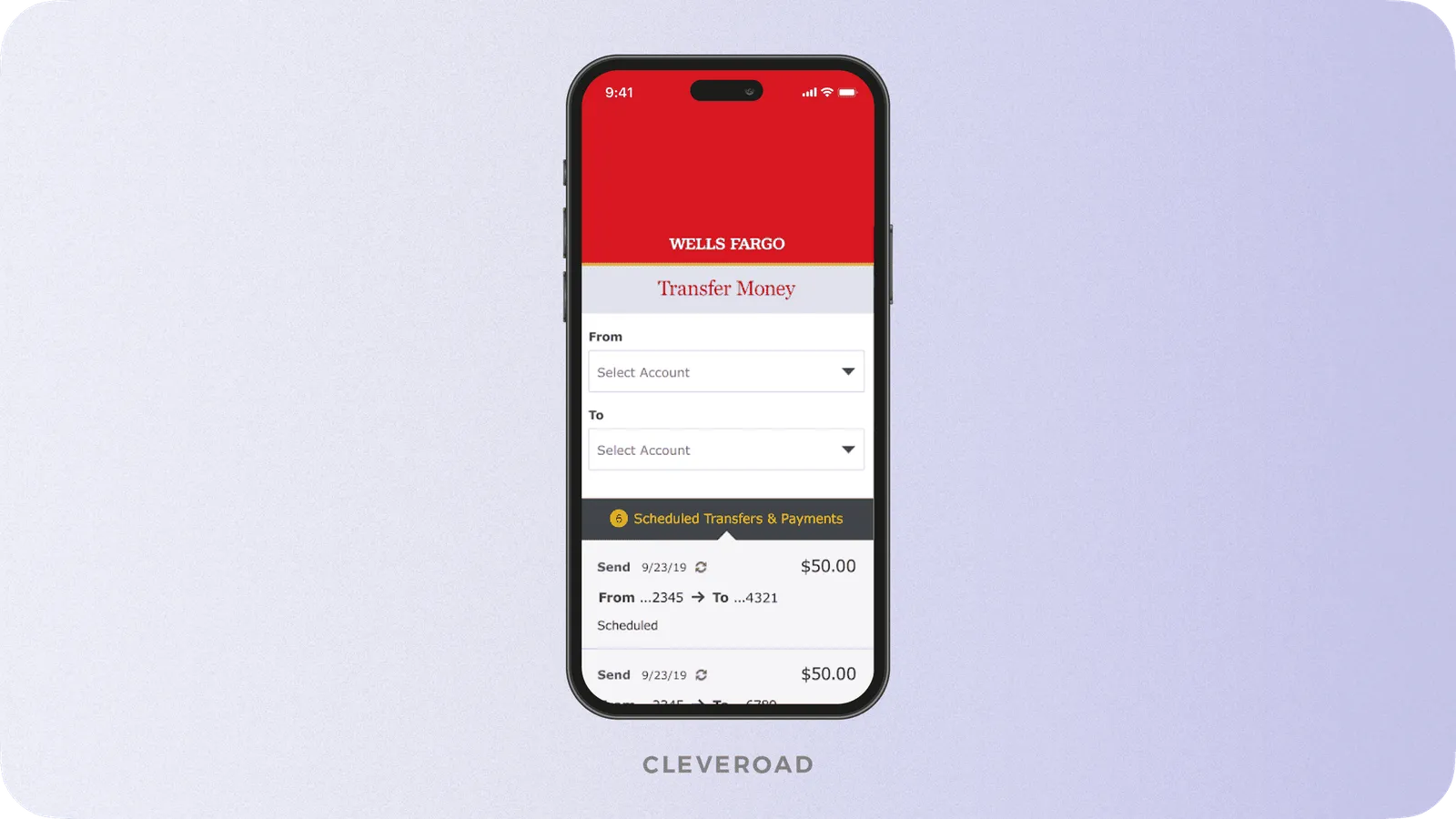 Wells Fargo repetitive payments.