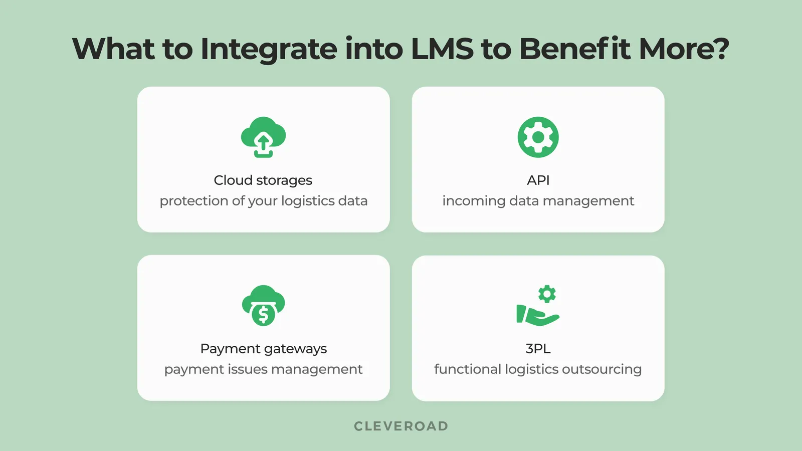 What to integrate into LMS for obtaining one of the best logistics softwares?