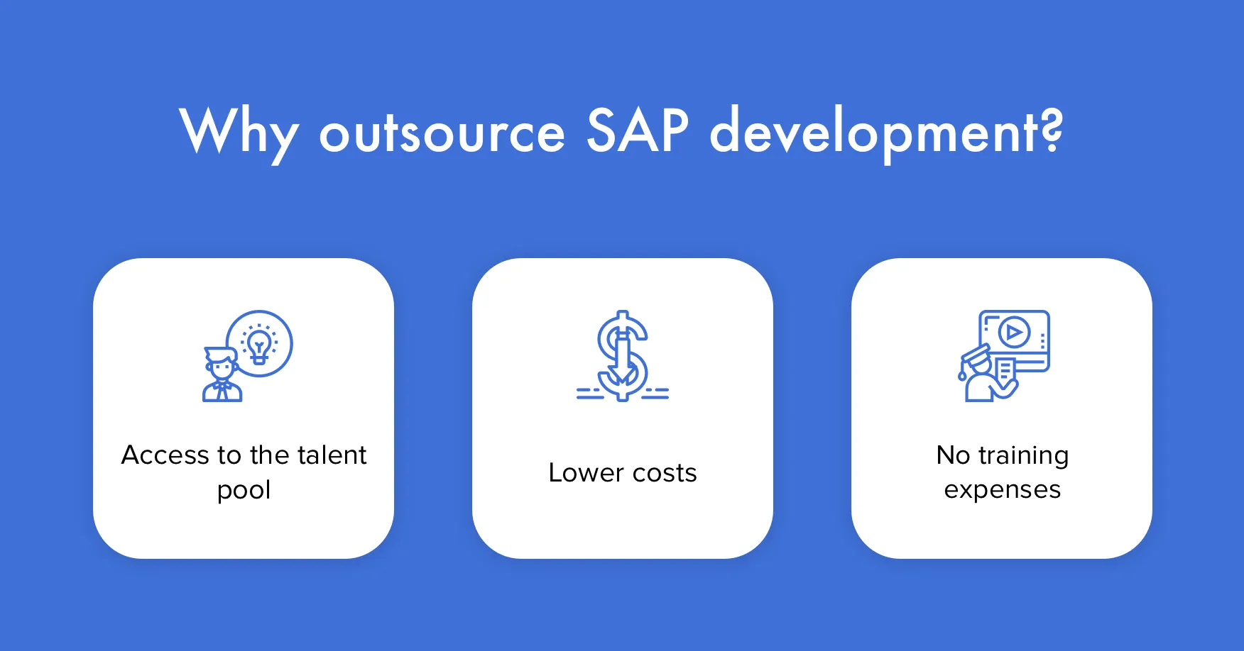 Why outsource SAP development