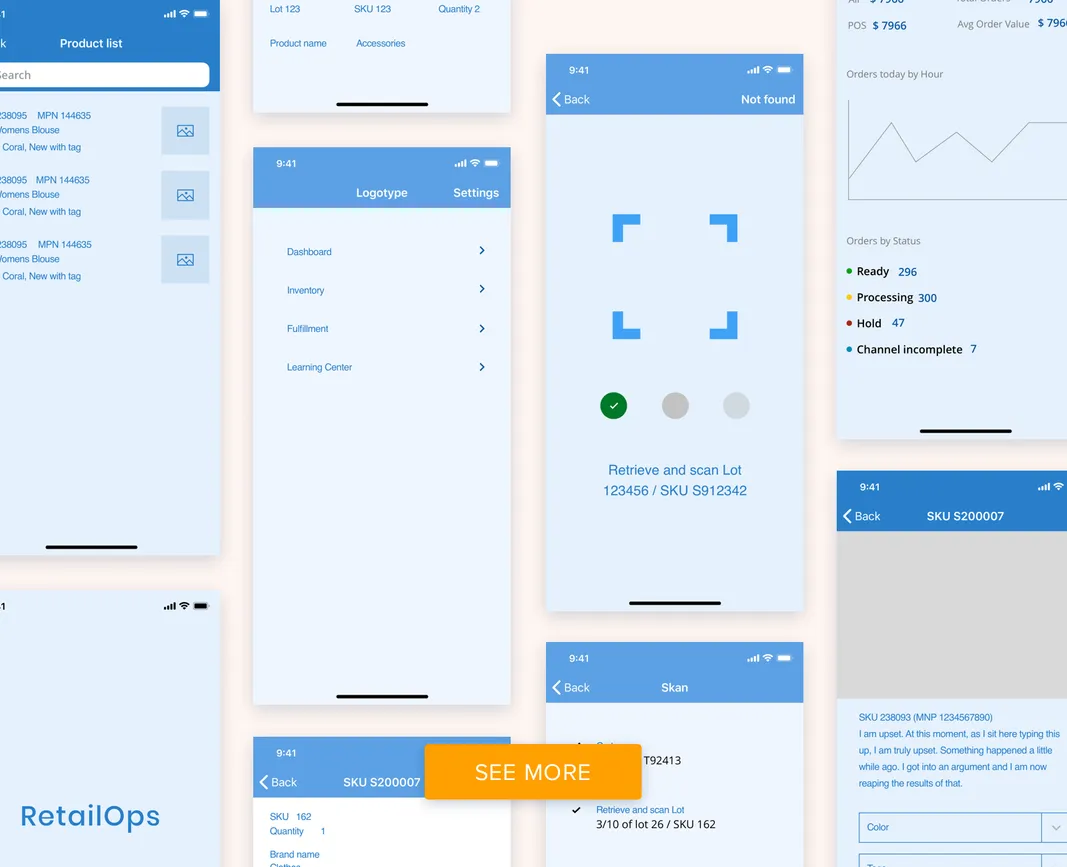 Wireframes example