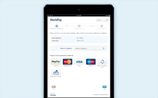 integrate payment gateway