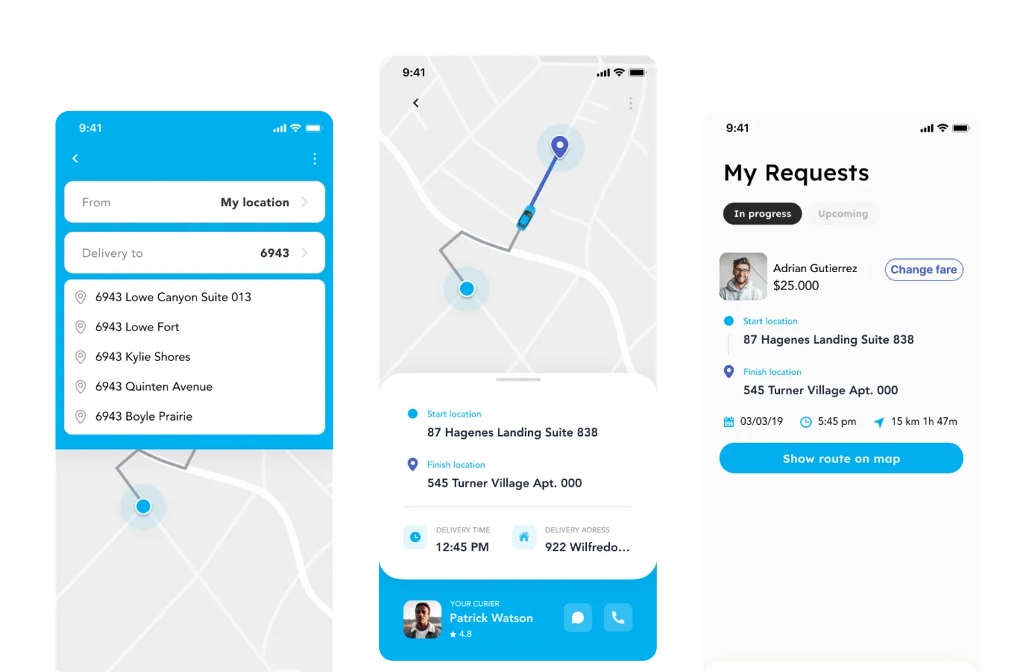 P2P Solution for On-demand Rides and Delivery