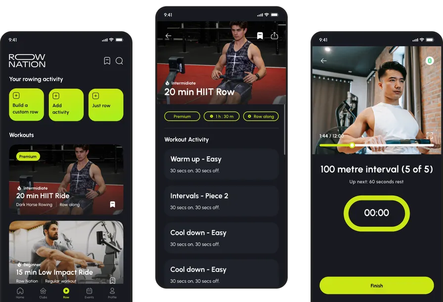 Cross-Platform Fitness App for Rowing Community