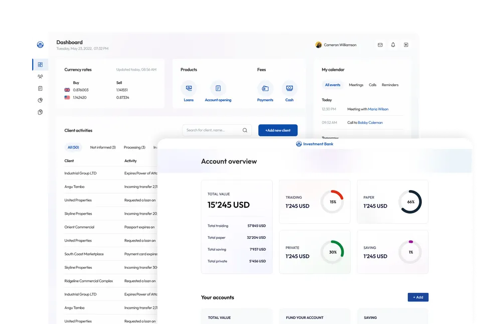 eBanking software system