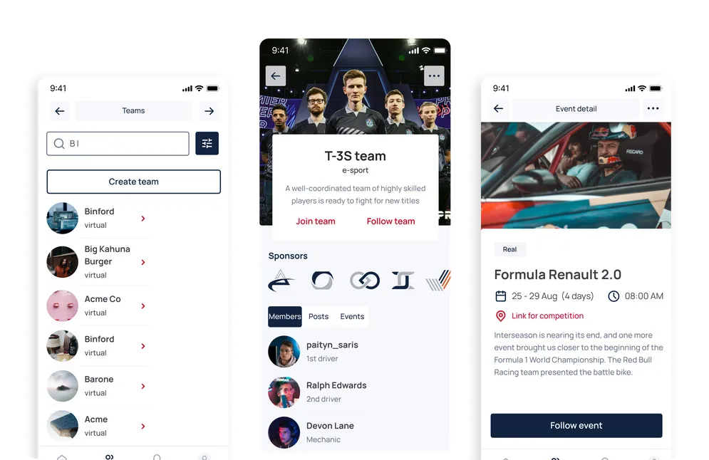 Sports Social Media Network