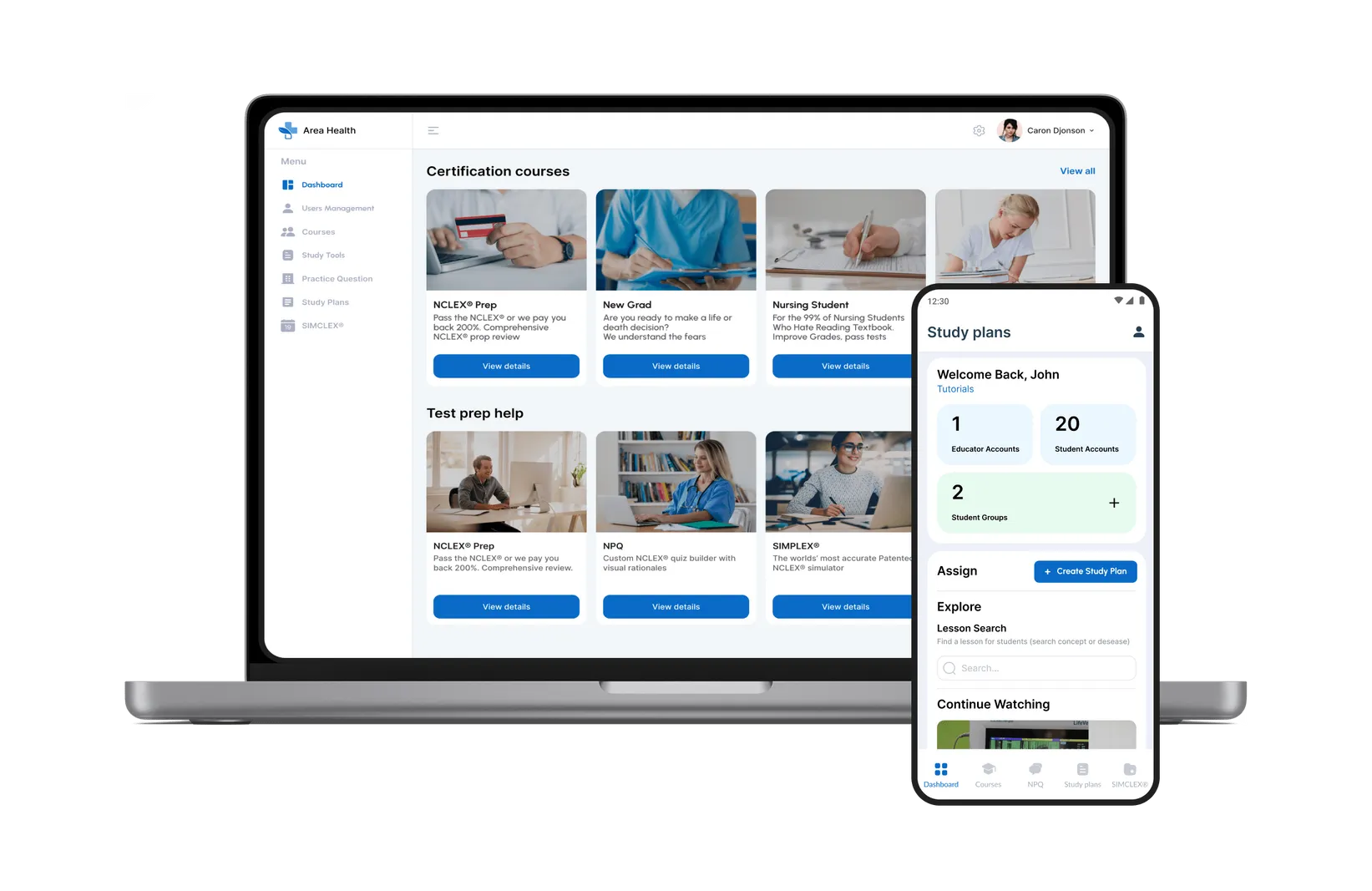 e-Learning System for Official Certification