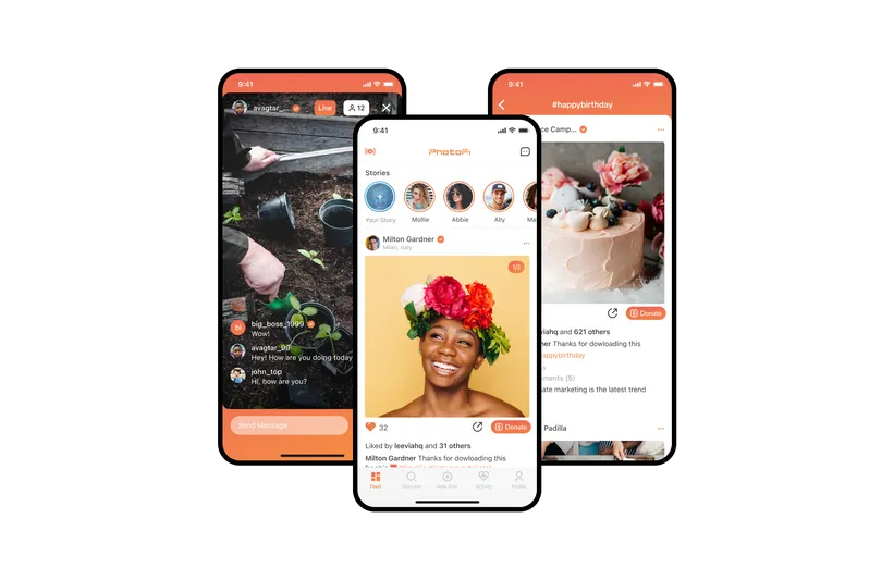 Donation-Based Social Network