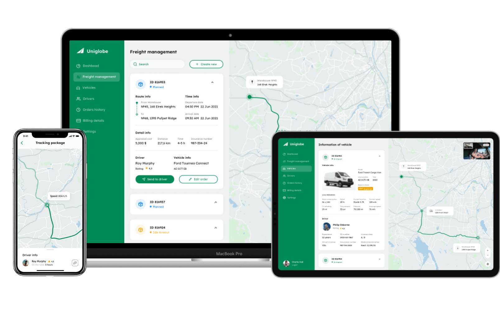 TMS for a logistics company