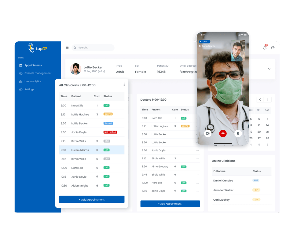 Telemedicine Solutions with Patient Portal and EMR