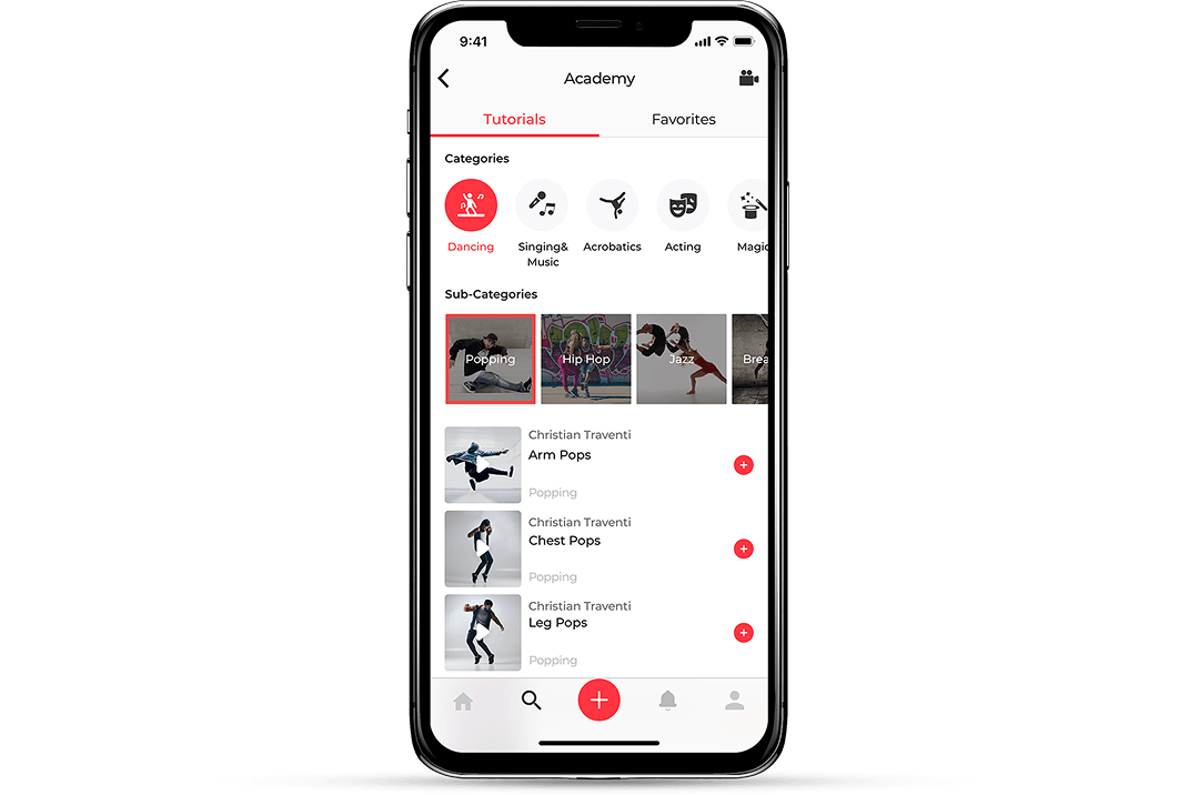 Social network for dancers