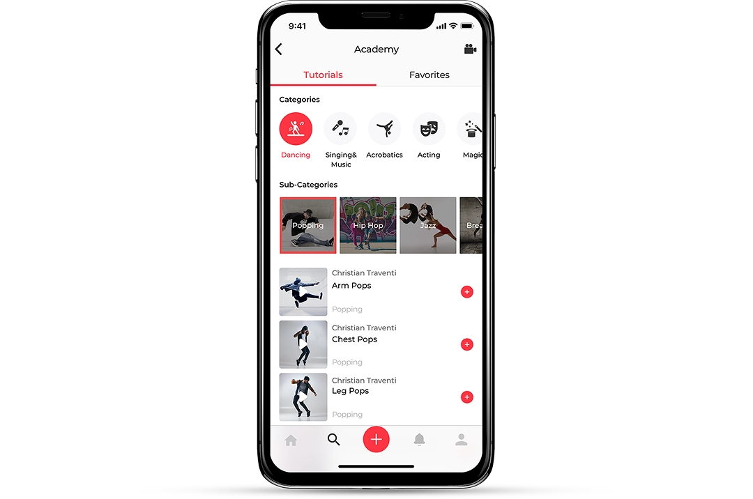 Social network for dancers