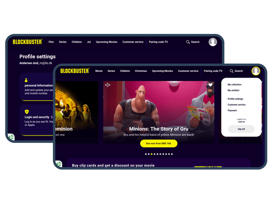 A video streaming platform | Blockbuster