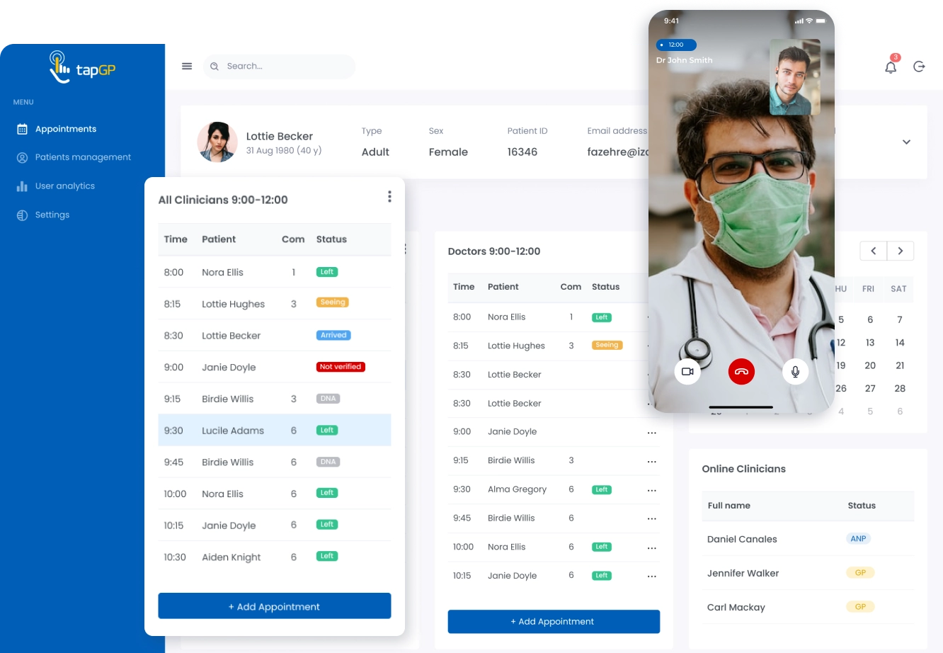 A Telemedicine System For Appointments Management