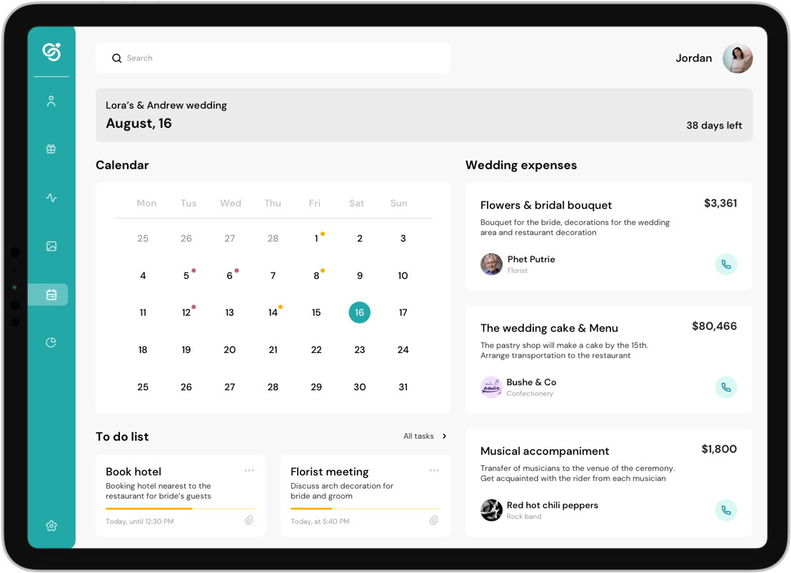 Splitter nytt CRM for organisering av bryllup
