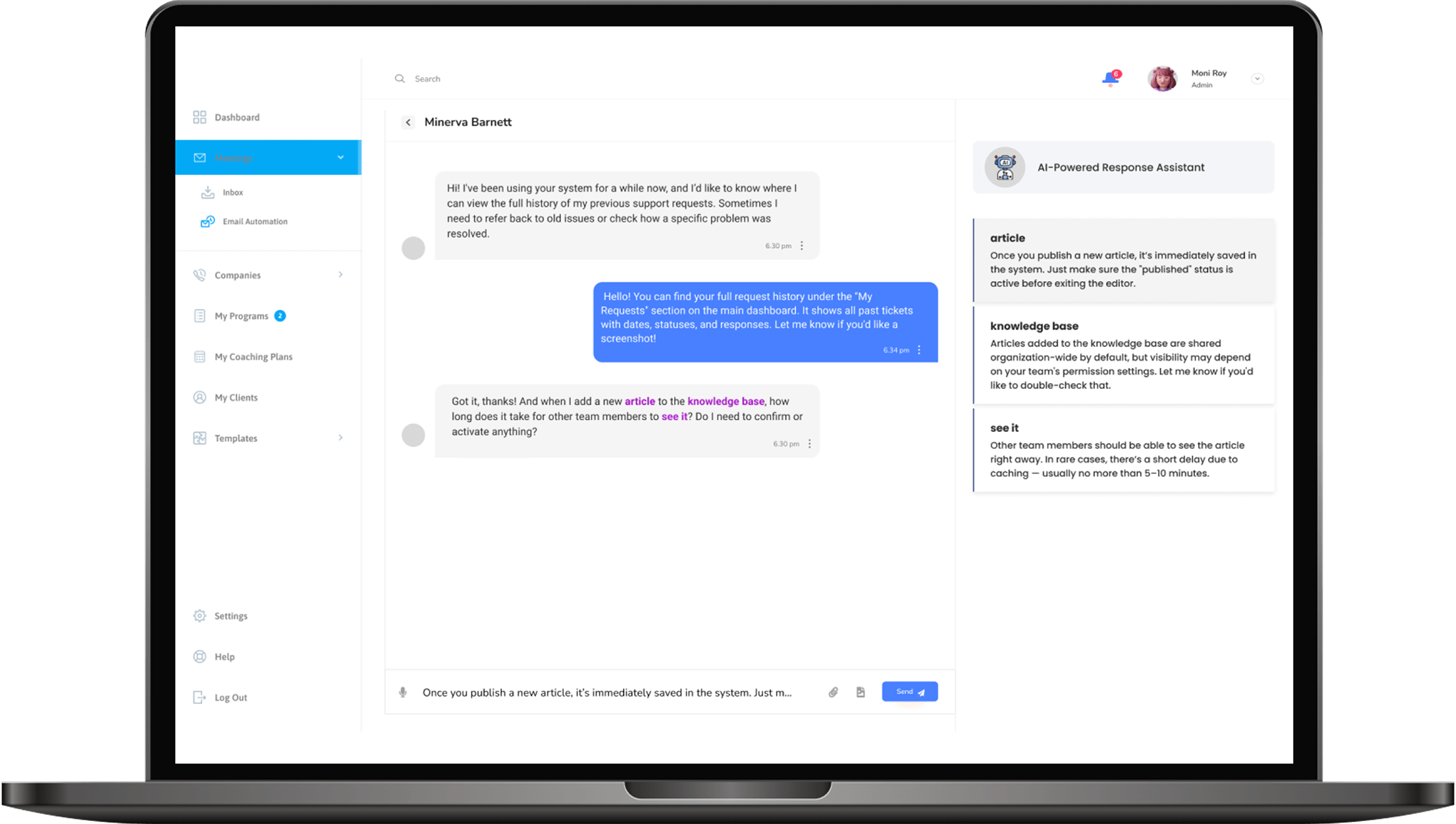 AI-drevet kunnskapsassistent