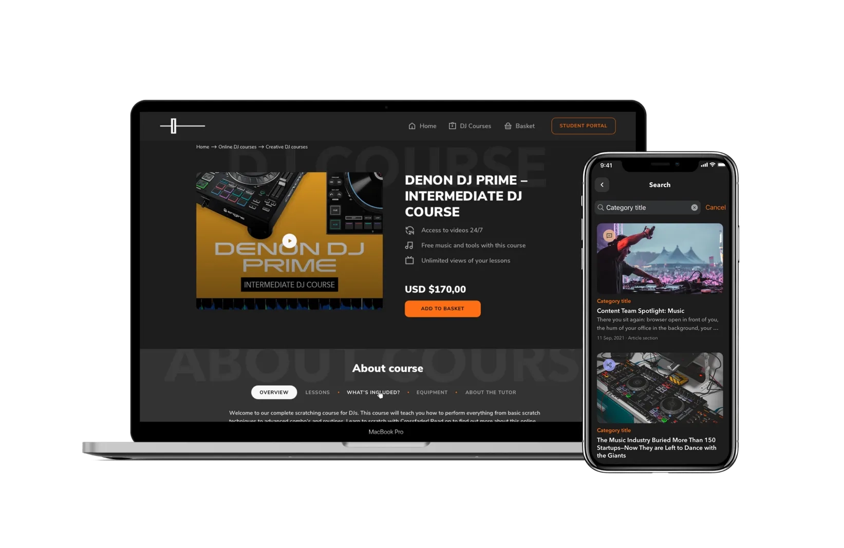 E-Learning Portal for DJs